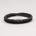 Minimalist Black Rope Bracelet Wave | Vernault