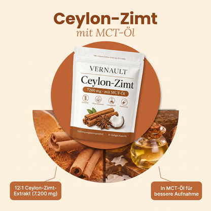 Ceylon Cinnamon 7200mg with MCT Oil