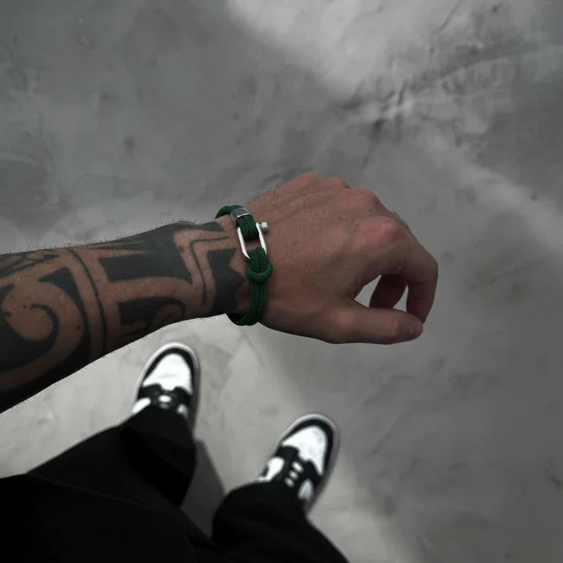 Green Rope Bracelet Malibu | Vernault